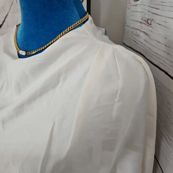 NWT H&M Filtted Satin Dress Size M - Picture 12 of 17